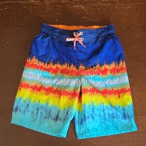 ZeroXposur Boys Multi-Color Tie-Dye Swim Shorts